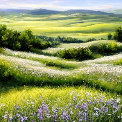 Picture of ROLLING HILLS OF FLOWERS