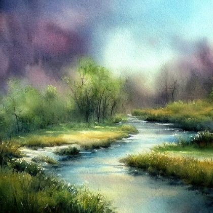 Picture of BEND IN THE CREEK