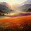 Picture of EVENING FIELD OF FLOWERS 4