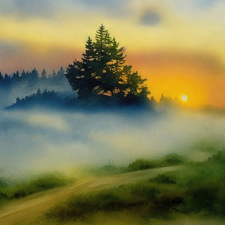 Picture of MIST AT DAYS END