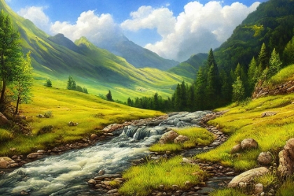 Picture of MOUNTAIN MEADOW CREEK