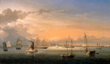 Picture of BOSTON HARBOR 1854