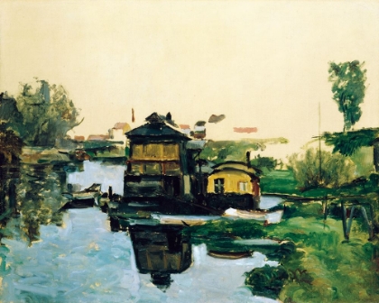 Picture of BOATHOUSE ON A RIVER