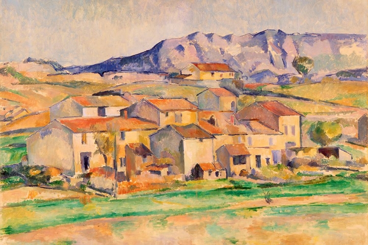 Picture of MONT SAINTE-VICTOIRE AND HAMLET NEAR GARDANNE