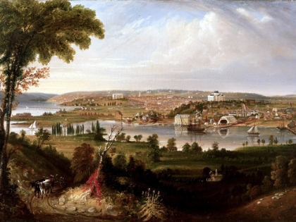 Picture of CITY OF WASHINGTON FROM BEYOND THE NAVY YARD 1833