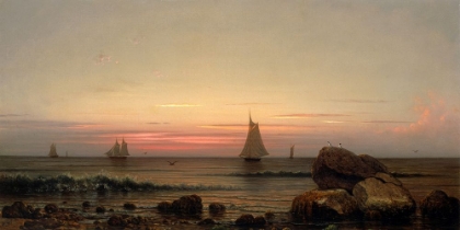 Picture of SAILING OFF THE COAST 1869