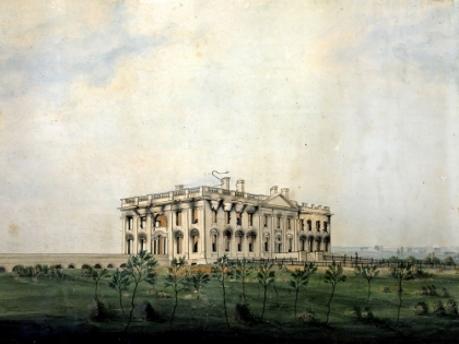 Picture of THE PRESIDENTS HOUSE 1814