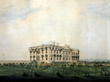 Picture of THE PRESIDENTS HOUSE 1814