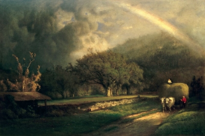 Picture of THE RAINBOW IN THE BERKSHIRE HILLS 1869