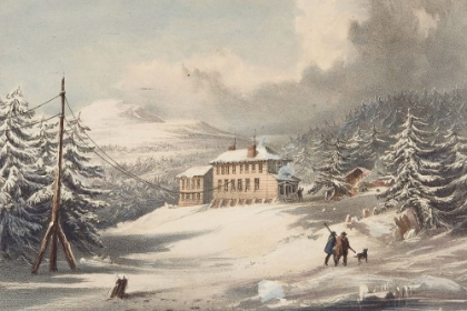 Picture of THE TELEGRAPH HOUSE IN 1857