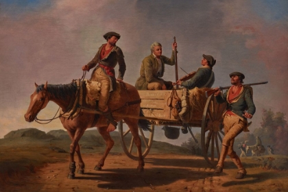 Picture of VETERANS OF 1776 RETURNING FROM THE WAR