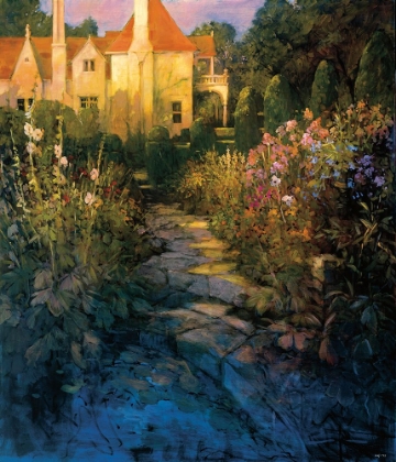 Picture of GARDEN WALK AT SUNSET