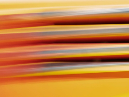 Picture of RED AND YELLOW ABSTRACT OF PAINTED TRUCK