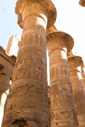Picture of KARNAK TEMPLE. DEDICATED TO AMUN-MUT AND KHONSU. LUXOR-EGYPT.