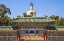 Picture of BEIHAI PARK-BEIJING-CHINA. TWO CHINESE CHARACTERS SAY CLOUD PILE REFERENCING WHITE STUPA ABOVE
