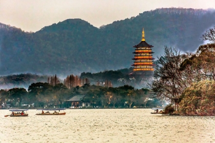 Picture of LEIFENG PAGODA-HANGZHOU-ZHEJIANG-CHINA.