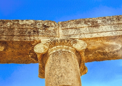 Picture of ANCIENT ROMAN CITY-JERASH-JORDAN. JERASH CAME TO POWER 300 BC TO 600 AD