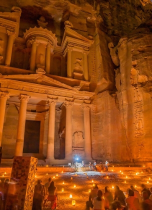 Picture of ILLUMINATED NIGHT PRESENTATION-PETRA-JORDAN. BUILT BY NABATAEANS IN 100 BC.