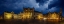 Picture of BELGIUM-BRUGGE. PANORAMIC OF MEDIEVAL ARCHITECTURE AND SQUARE AT NIGHT.