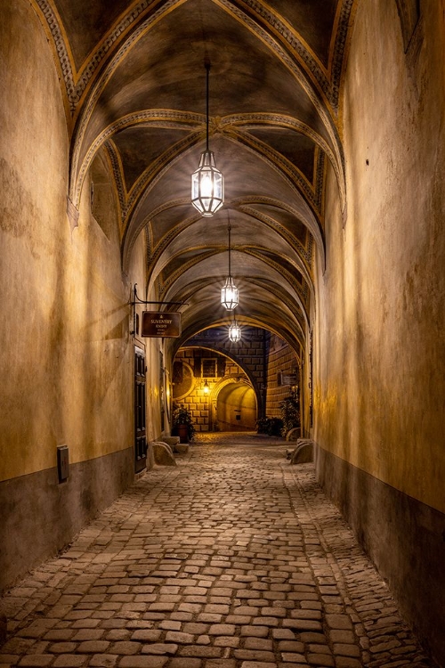 Picture of HALLWAY AT CESKY KRUMLOV CASTLE IN THE CZECH REPUBLIC