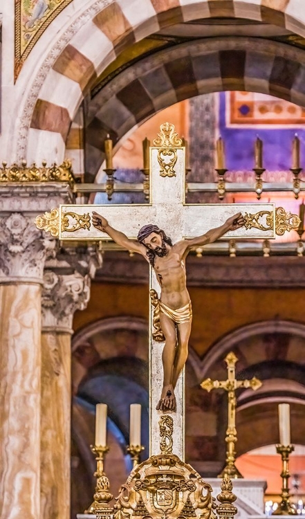 Picture of CRUCIFIX MARSEILLE CATHEDRAL-MARSEILLE-FRANCE. CONSTRUCTED 1800S