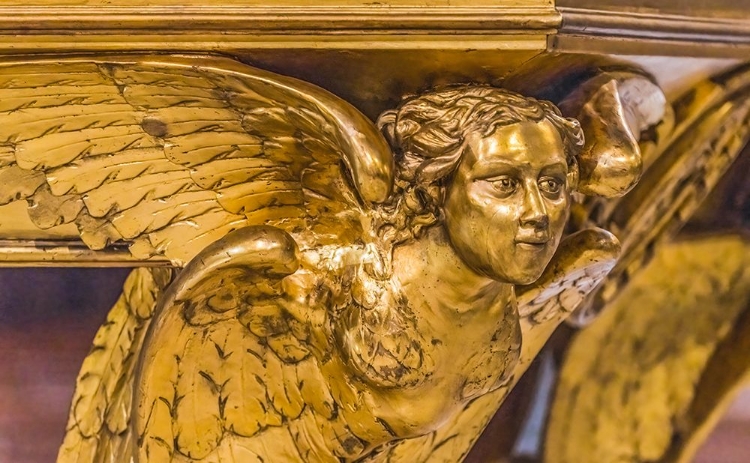 Picture of GOLDEN ANGEL-MARSEILLE CATHEDRAL BASILICA-MARSEILLE-FRANCE. CONSTRUCTED 1800S