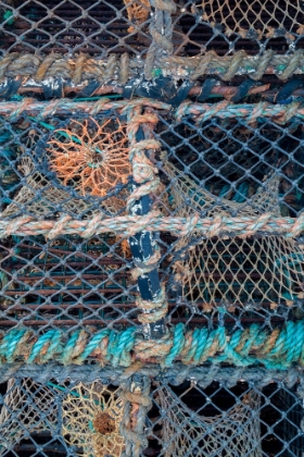 Picture of WESTPORT IRELAND-LOBSTERS POTS ARE READY TO GO TO SEA.