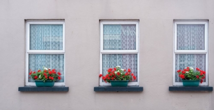 Picture of WINDOWS GREET VISITORS IN THE VILLAGE OF CONG-CONNACHT COUNTY-IRELAND.