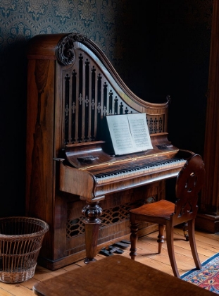 Picture of UNUSUAL PIANOFORTE AT TURLOUGH PARK HOUSE DATES FROM VICTORIAN TIMES. COUNTY MAY-IRELAND.
