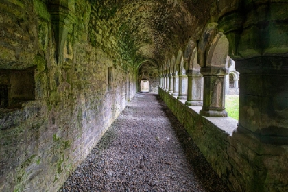 Picture of MEDITATIVE PASSAGEWAY IS PART OF MOYNE ABBEY-ONE OF THE LARGEST AND MOST INTACT ABBEYS IN IRELAND.