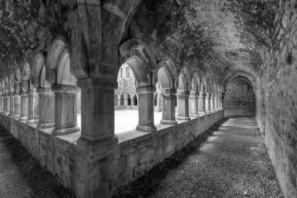Picture of ANCIENT CLOISTERS AT MOYNE ABBEY-COUNTY MAYO-IRELAND.