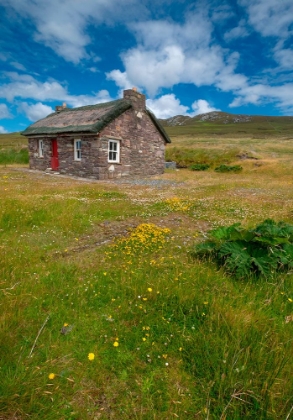 Picture of ISOLATED STONE COTTAGE WEATHERS STORMS ALONG THE WILD ATLANTIC WAY-COUNTY MAYO-IRELAND.