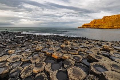 Picture of BASALT AT THE GIANTS CAUSEWAY NEAR IN COUNTY ANTRIM-NORTHERN IRELAND