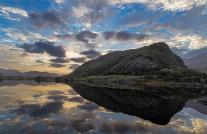 Picture of SUNSET CLOUDS REFLECT IN UPPER LAKE KILLARNEY IN KILLARNEY NATIONAL PARK-IRELAND