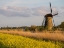 Picture of NETHERLAND-KINDERDIJK. WINDMILLS ALONG THE CANAL.