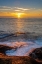 Picture of NORWAY-FINNMARK-LOPPA. WAVES BREAKING ON COASTAL CLIFFS.