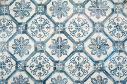 Picture of LISBON-PORTUGAL. TRADITIONAL PORTUGUESE TILES
