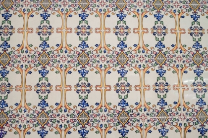 Picture of LISBON-PORTUGAL. TRADITIONAL PORTUGUESE TILES