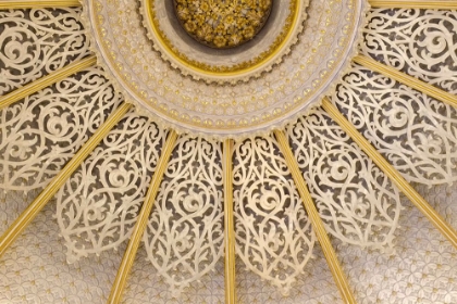 Picture of SINTRA-PORTUGAL. MONSERRATE PALACE INTERIOR. CEILING DETAIL