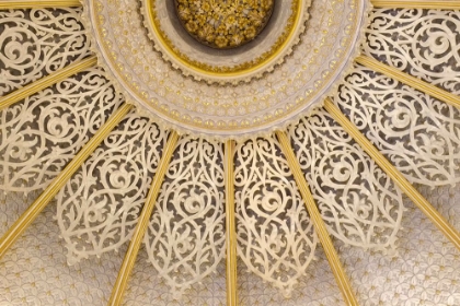 Picture of SINTRA-PORTUGAL. MONSERRATE PALACE INTERIOR. CEILING DETAIL