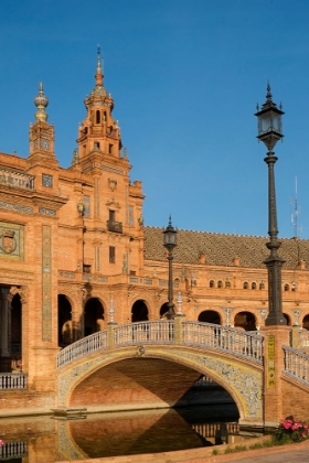 Picture of SEVILLE-SPAIN. PLAZA DE ESPANA. IT WAS BUILT IN 1928 FOR THE IBERO-AMERICAN EXPOSITION OF 1929