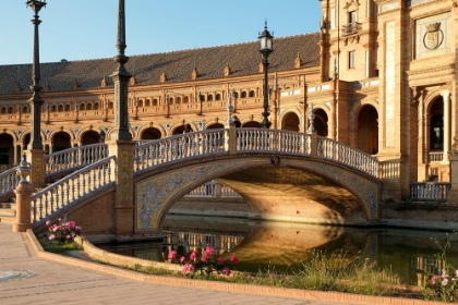 Picture of SEVILLE-SPAIN. PLAZA DE ESPANA. IT WAS BUILT IN 1928 FOR THE IBERO-AMERICAN EXPOSITION OF 1929
