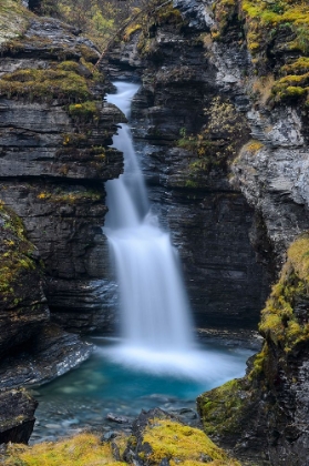 Picture of SWEDEN-NORRBOTTEN-ABISKO. WATERFALL NEAR ABISKO.