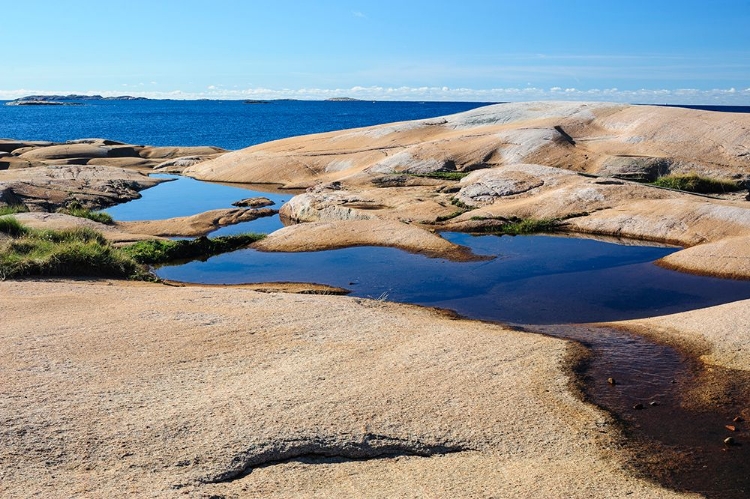 Picture of SWEDEN-BOHUSLAN-RAMSVIKLANDET NATURE PRESERVE. POLISHED ROCK SLABS ALONG THE COAST.