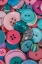 Picture of CLOSE-UP OF VARIETY OF COLORFUL BUTTONS.