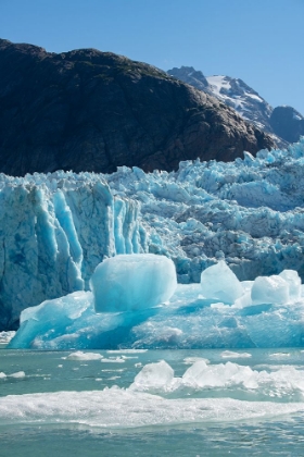 Picture of USA-SE ALASKA-INSIDE PASSAGE-FORDS TERROR WILDERNESS-TRACY ARM-SOUTH SAWYER GLACIER.