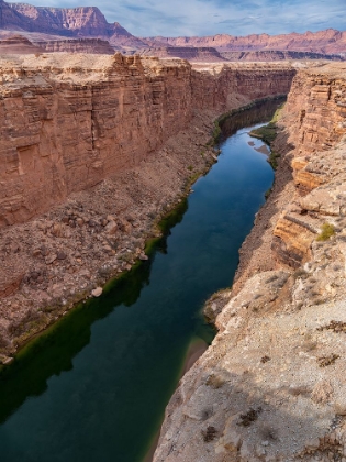 Picture of SEVERE ONGOING DROUGHT HAS LOWERED THE LEVELS OF THE COLORADO RIVER IN MARBLE CANYON.