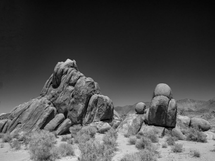 Picture of ROCKPILES OF THE ALABAMA HILLS SERVED AS A SETTING FOR HUNDREDS OF COWBOY MOVIES.