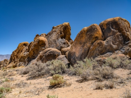 Picture of ROCKPILES OF THE ALABAMA HILLS SERVED AS A SETTING FOR HUNDREDS OF COWBOY MOVIES.