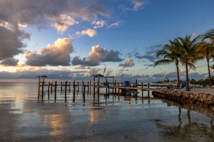 Picture of FLORIDA KEYS SUNSET FROM THE ISLAND BAY RESORT IN TAVERNIER-FLORIDA-USA